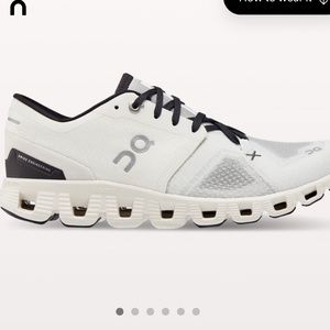 On Cloud X 3 White Tennis Shoes